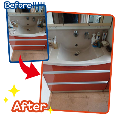 作業実績 - お家の室内清掃作業です